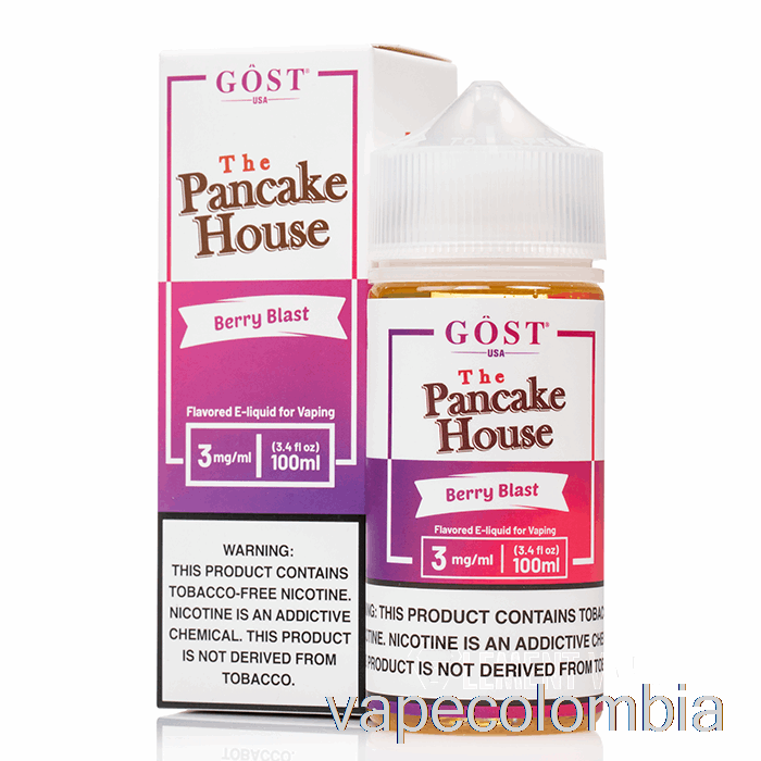 Vape Desechable Berry Blast - The Pancake House - Gost Vapor - 100ml 6mg